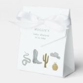 Southern Cowboy-Baby shower Bedankdoosjes (Voorkant Zijde)