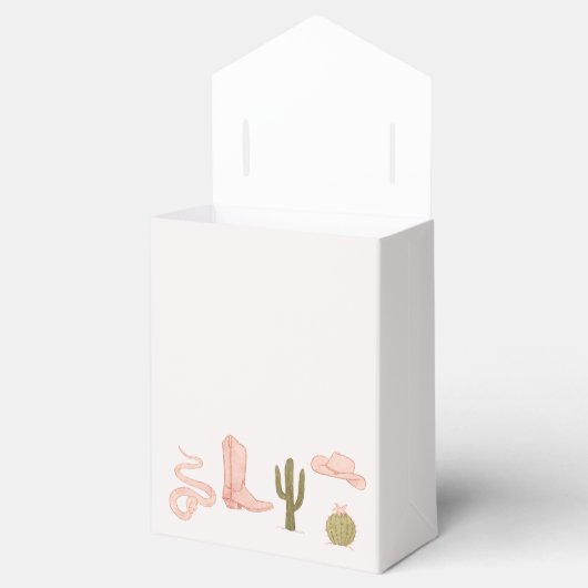 Southern Cowgirl Baby shower Bedankdoosjes (Geopend)