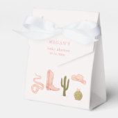 Southern Cowgirl Baby shower Bedankdoosjes (Voorkant Zijde)