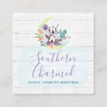 Southern Floral Cotton Moon & Wood Social Media