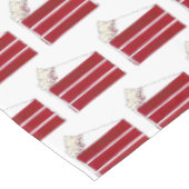 Southern Food Red Velvet Layer Cake Slice Bakkerij Tafelkleed (Gekanteld)