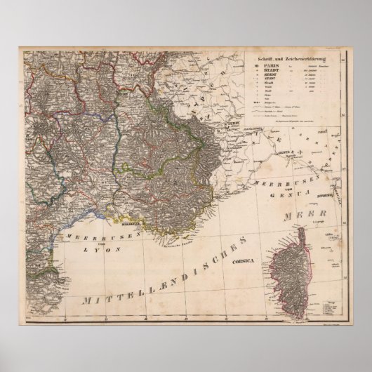 Southern France Poster (Voorkant)