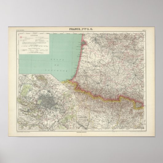 Southern France Poster (Voorkant)