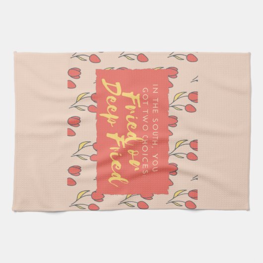 Southern Fried Funny Theedoek (Horizontaal)