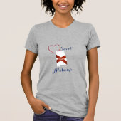 Southern Girl Alabama T-shirt (Voorkant)