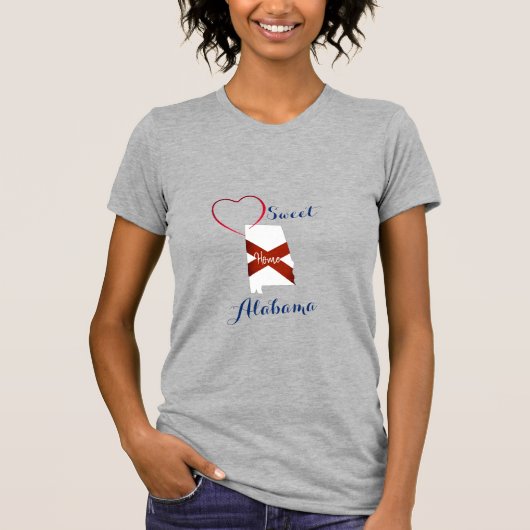 Southern Girl Alabama T-shirt (Voorkant)
