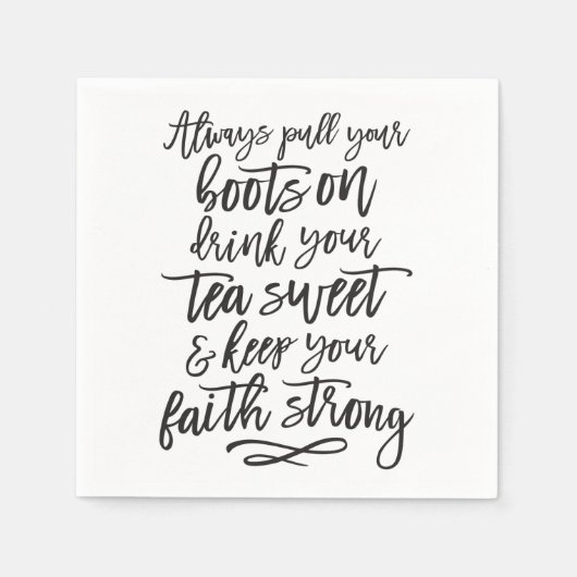 Southern Girl Mantra Humor Servet (Voorkant)