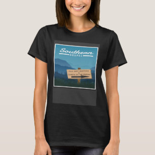Southern Gospel Muziekdiner op de grond Singin T-shirt