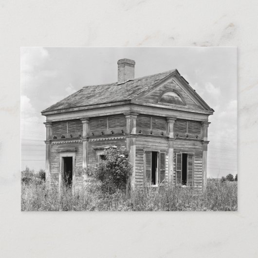 Southern Gothic-ruïnes, 1938 Briefkaart (Voorkant)