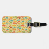 Southern Grammar Chart Bird Pattern Bagagelabel (Voorkant horizontaal)