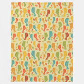 Southern Grammar Chart Bird Pattern Fleece Deken (Voorkant)