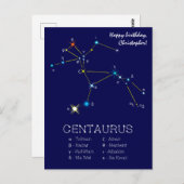 Southern Hemisphere Constellation Centaurus Briefkaart (Voorkant / Achterkant)