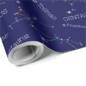 Southern Hemisphere Constellation Centaurus Cadeaupapier (Rol Hoek)