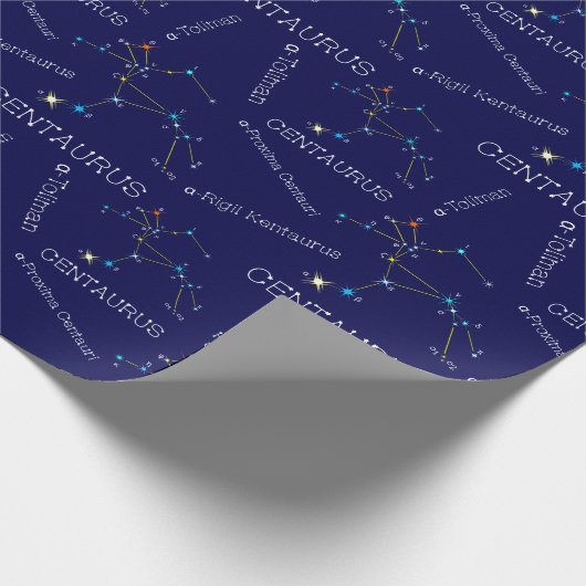 Southern Hemisphere Constellation Centaurus Cadeaupapier (Hoek)