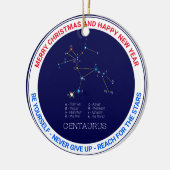 Southern Hemisphere Constellation Centaurus Keramisch Ornament (Links)