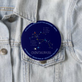 Southern Hemisphere Constellation Centaurus Ronde Button 4,0 Cm (In situ)
