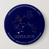 Southern Hemisphere Constellation Centaurus Ronde Button 4,0 Cm (Voorkant)
