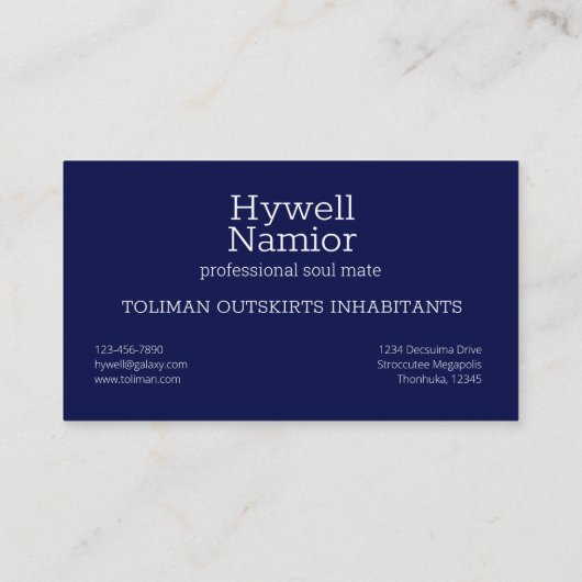 Southern Hemisphere Constellation Centaurus Visitekaartje (Achterkant)