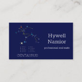 Southern Hemisphere Constellation Centaurus Visitekaartje (Voorkant)