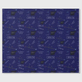 Southern Hemisphere Constellation Crux Cadeaupapier (Vlak)