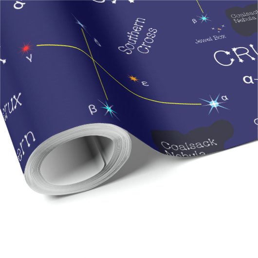 Southern Hemisphere Constellation Crux Cadeaupapier (Rol Hoek)