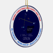 Southern Hemisphere Constellation Crux Keramisch Ornament (Rechts)