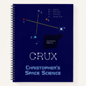 Southern Hemisphere Constellation Crux Notitieboek (Voorkant)