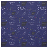 Southern Hemisphere Constellation Crux Stof (Swatch)