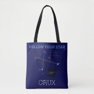 Southern Hemisphere Constellation Crux Tote Bag