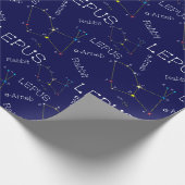 Southern Hemisphere Constellation Lepus Cadeaupapier (Hoek)
