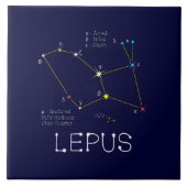 Southern Hemisphere Constellation Lepus Tegeltje (Voorkant)