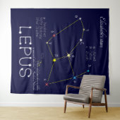 Southern Hemisphere Constellation Lepus Wandkleed (In Situ (horizontaal))