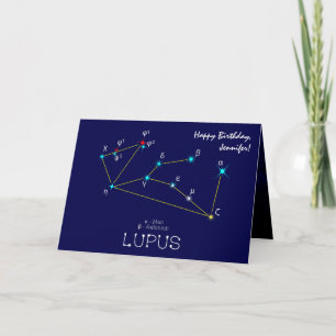 Southern Hemisphere Constellation Lupus Kaart