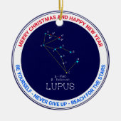 Southern Hemisphere Constellation Lupus Keramisch Ornament (Voorkant)