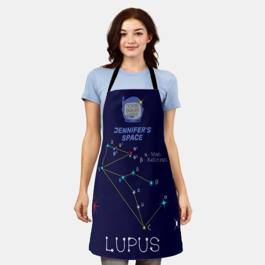Southern Hemisphere Constellation Lupus Schort (Gedragen)