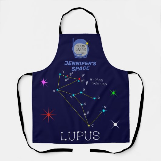 Southern Hemisphere Constellation Lupus Schort (Voorkant)