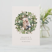 Southern Holiday Photo Card Feestdagenkaart (Staand voorkant)