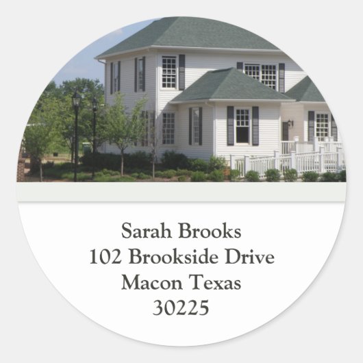 Southern Home Adres Stickers (Voorkant)