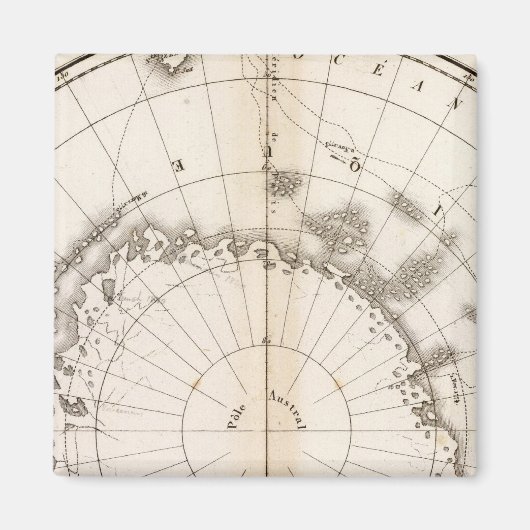 Southern Ice Chart Magneet (Voorkant)