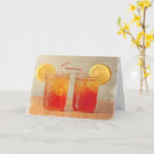 Southern Jubileum Sweet Tea voor twee personen Kaart (Gele Bloem)