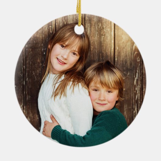 Southern Kerstmis Photo Ornament Exchange (Achterkant)