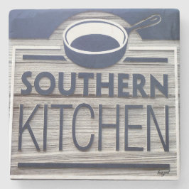 Southern Kitchen, Kiawah Island, SC Marble Stone C Stenen Onderzetter