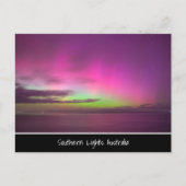 Southern Lights Australia - Night Sky Photo Briefkaart (Voorkant)