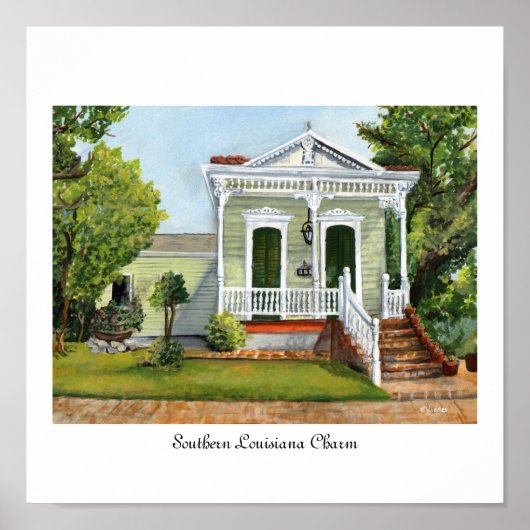 Southern Louisiana Charm Poster (Voorkant)