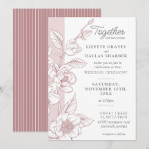 Southern Magnolia Blossom Blush Floral Wedding