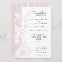 Southern Magnolia Blossom Blush Floral Wedding