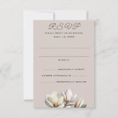 Southern Magnolia Bruiloft Verticale Antwoorden Ka Kaart (Voorkant)