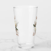 Southern Magnolia Flowers Aangepast Vrijgezellenfe Glas (Links)