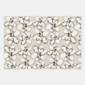 Southern Magnolia Flowers patterde all Occasion Inpakpapier Vel (Voorkant 2)