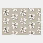 Southern Magnolia Flowers patterde all Occasion Inpakpapier Vel (Voorkant 3)